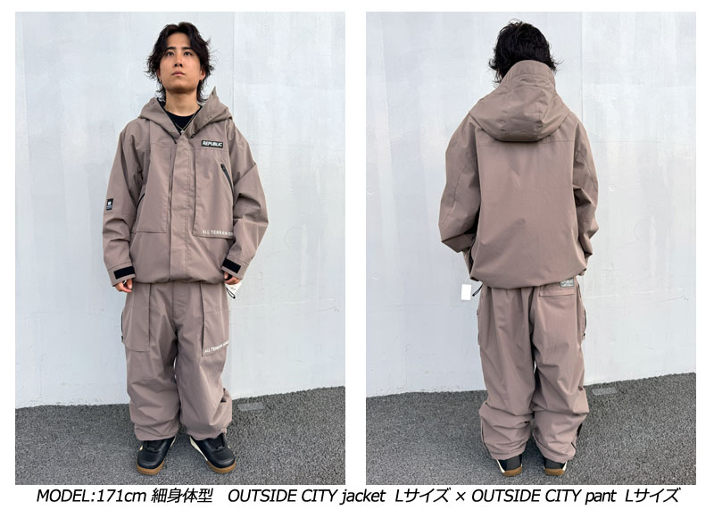 26-27 REPUBLIC&CO/リパブリック OUTSIDE CITY setup 着用動画 メンズ