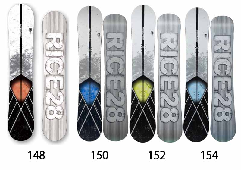 RICE28 RT9 152cm スノーボード 中古 限定色　グラトリ 18-19 RICE28(ﾗｲｽﾄｩｴﾝﾃｨｰｴｲﾄ) / GRAPHIC LTD -RT9 LTD-・スノーボード