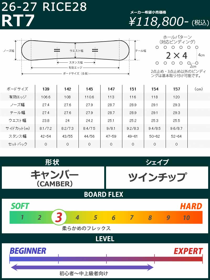 RICE28 26-27 RICE28/ライス RT-7 アールティーセブン メンズ