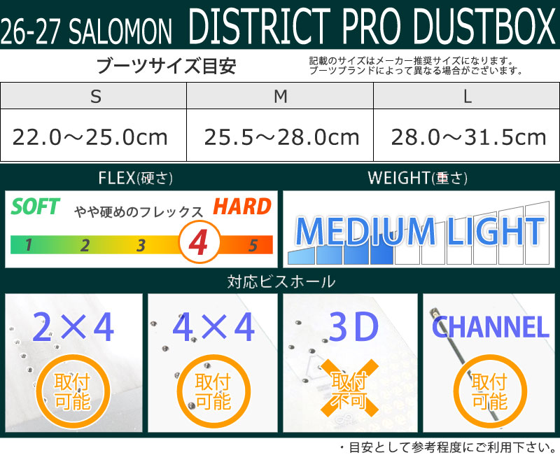 SALOMON（サロモン） 26-27 SALOMON/サロモン DISTRICT PRO DUSTBOX