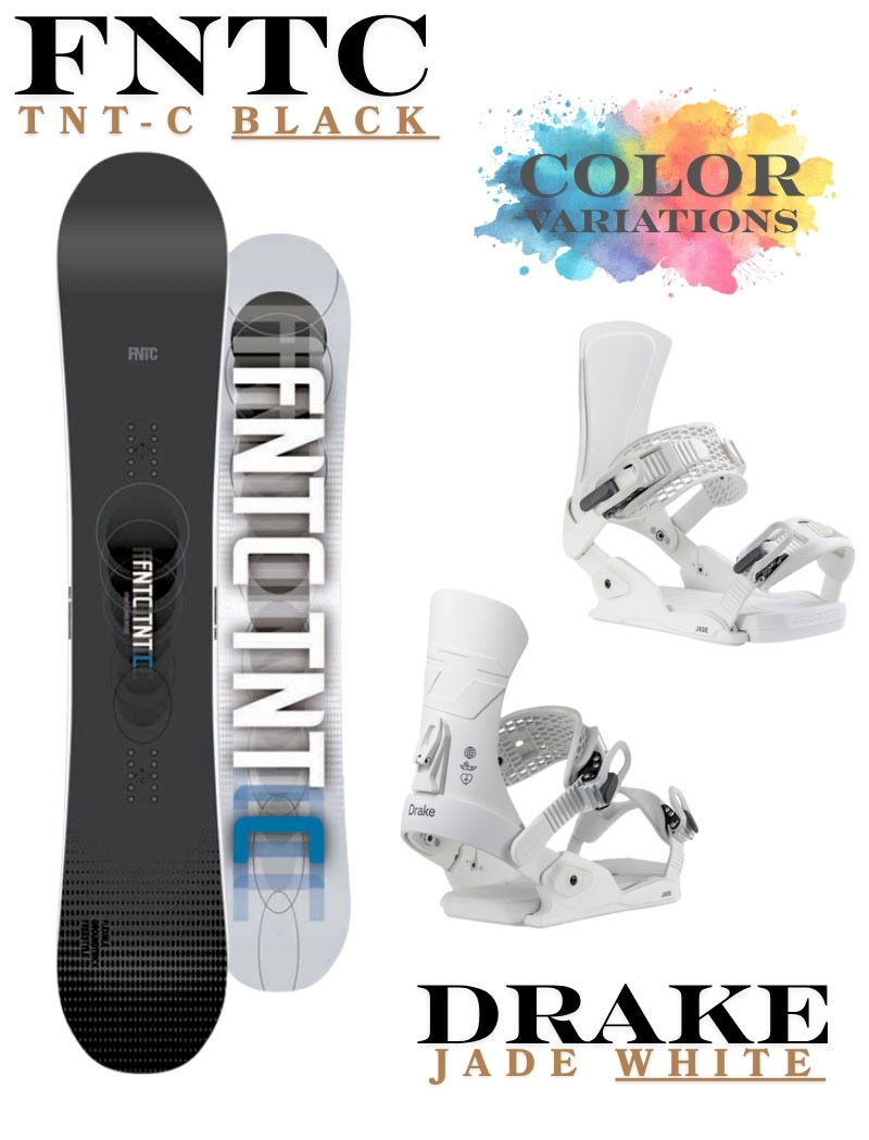 DRAKE（ドレイク） 26-27 FNTC TNT-C black × DRAKE JADE スノーボード