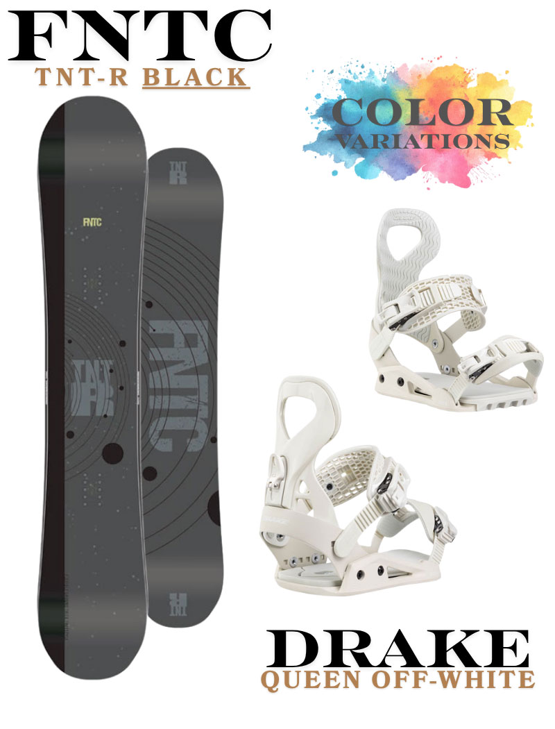 DRAKE（ドレイク） 26-27 FNTC TNT-R black × DRAKE QUEEN