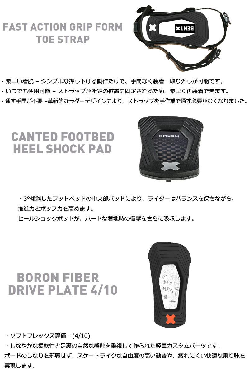 26-27 BENTMETAL/ベントメタル T-ZERO ティーゼロ メンズ ビンディング