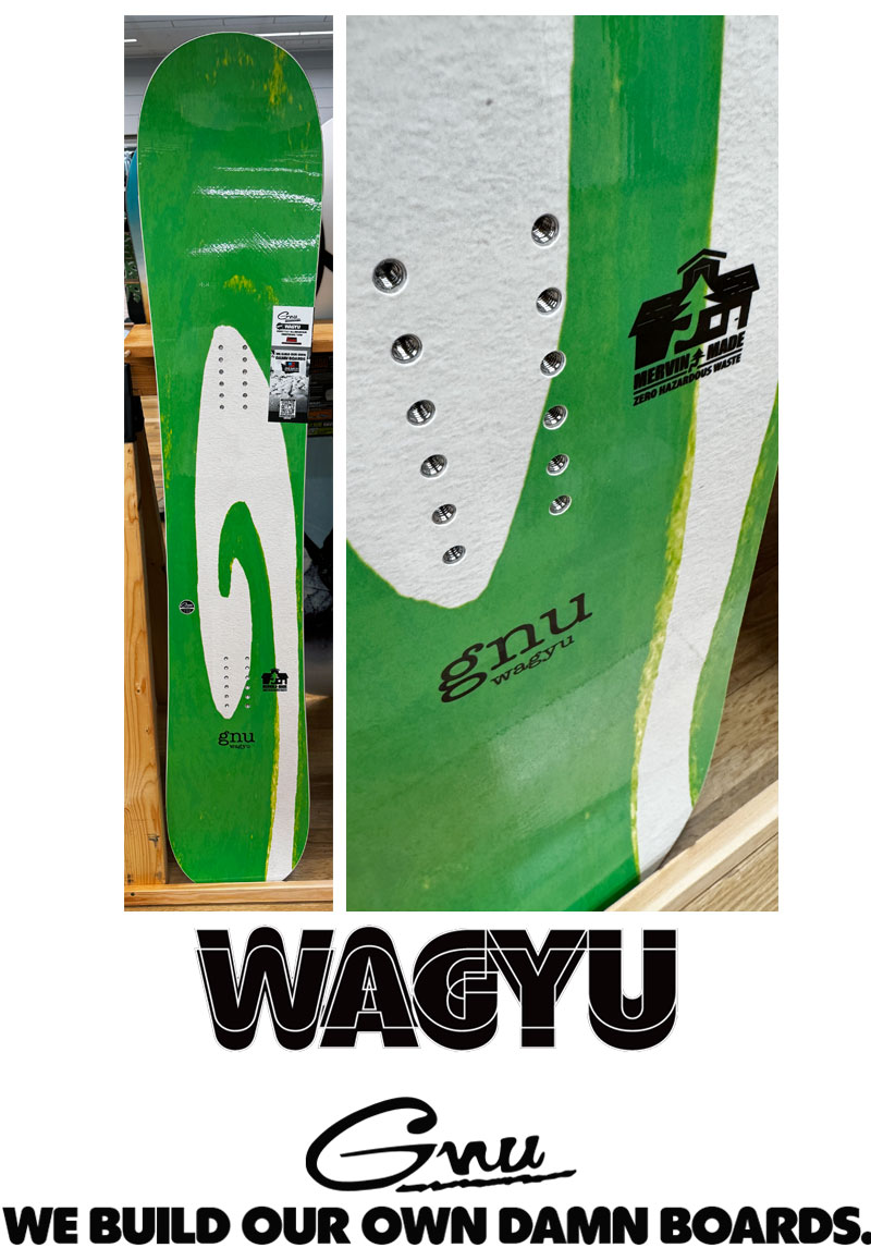 26-27 GNU/グヌー WAGYU ワギュウ メンズ スノーボード ワンメイク