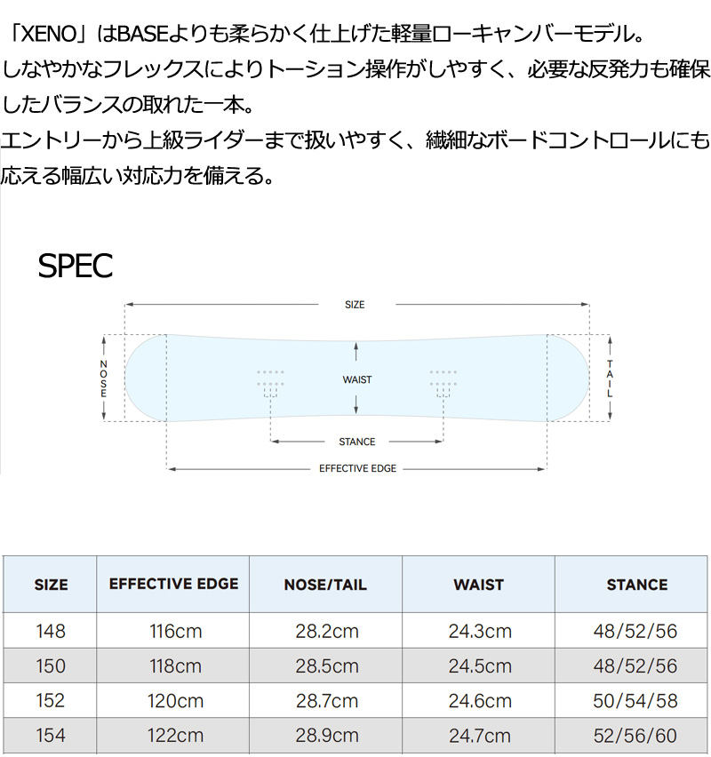 NOW 26-27 GT-SNOWBOARD/ジーティー XENO ゼノ メンズ スノーボード