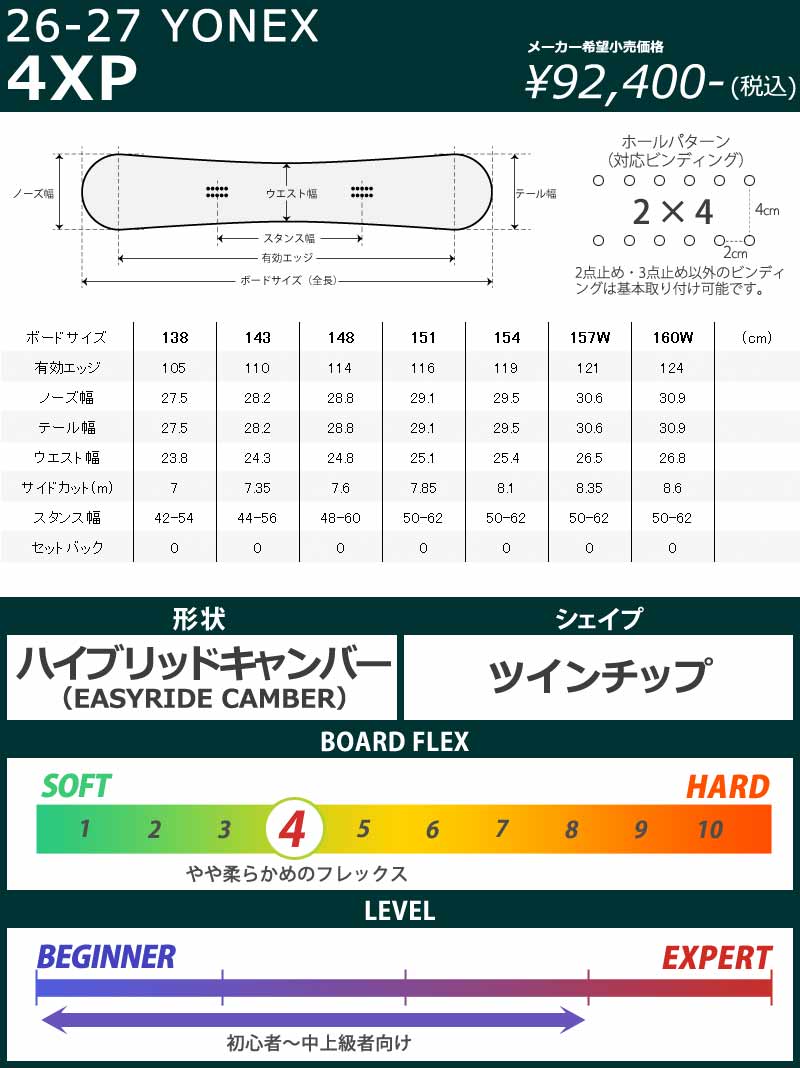 YONEX（ヨネックス） 26-27 YONEX/ヨネックス 4XP フォーエックスピー