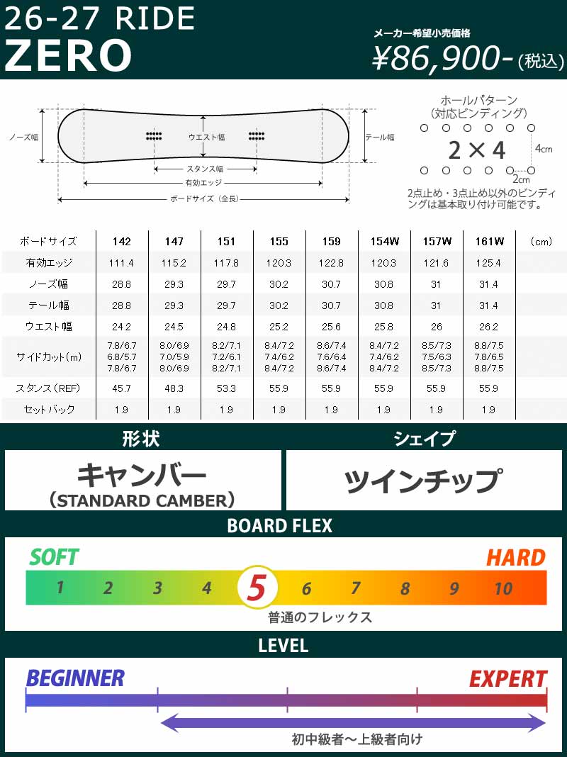 SPREAD 26-27 SPREAD/スプレッド ZERO ゼロ メンズ スノーボード