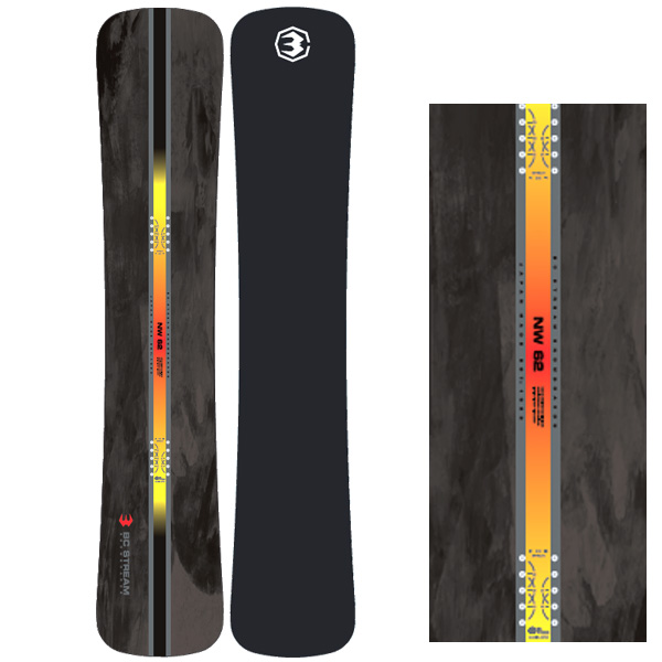 BC STREAM NW スノーボード板25-26 162cm 26-27 BC-STREAM / ビーシーストリーム NW エヌダブリュー メンズ