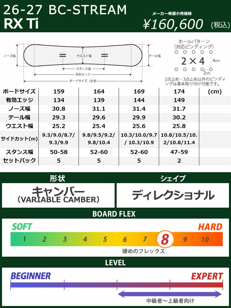 26-27 BC-STREAM / ビーシーストリーム RXTi アールエックスティーアイ