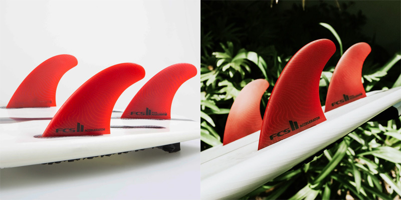 FCS FCS2 ACCELERATOR NEO GLASS THRUSTER TRI FIN / エフシーエス2