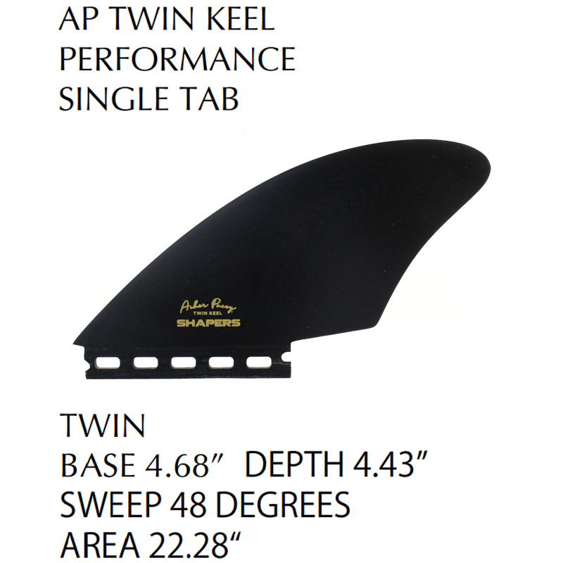 SHAPERS FIN(シェイパーズ フィン)『AP TWIN KEEL』 SHAPERS FINS シェイパーズフィン Asher Pacey TWIN KEEL