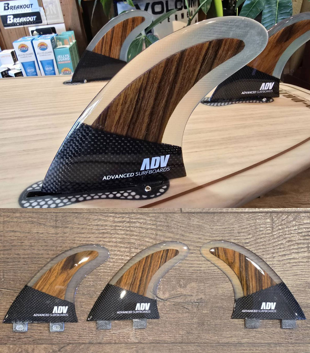 クワッドフィン　ウッドコア　FCS対応 レア FCS II PERFORMER QUAD FIN SET - FCS JAPAN