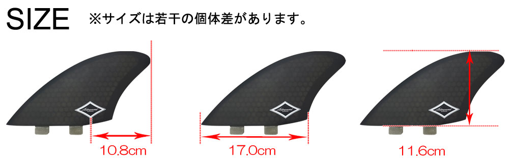 ADVANCED / アドバンス GLASS FIN KEEL HONEYCOMB CORE ハニカムコアフィン グラスフィン サーフボード  サーフィン ツインフィン レトロフィン メール便対応