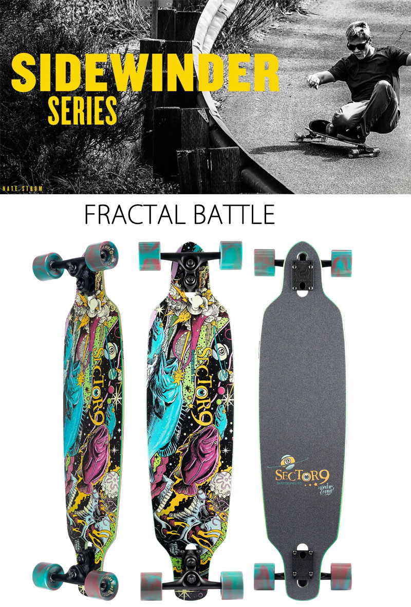 SECTOR9/セクターナイン FRACTAL BATTLE 36inc サーフスケート ロング