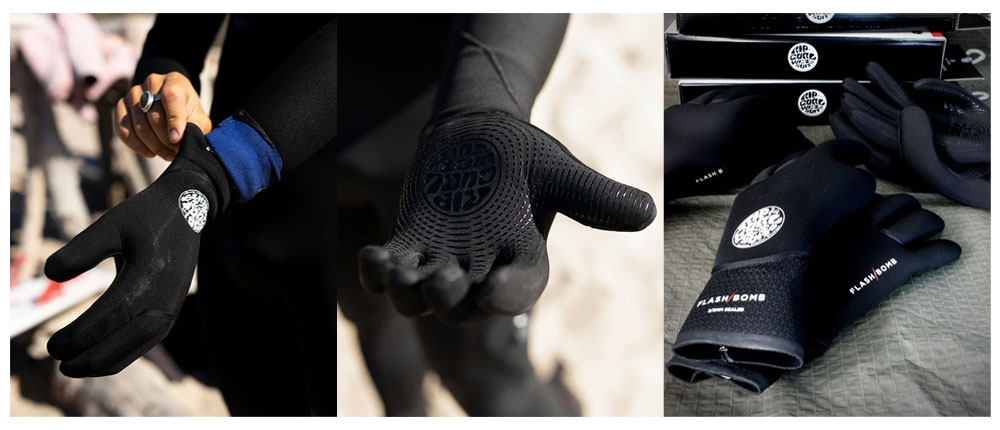RIPCURLFLASHBOMB 3/2 FIVE FINGER GLOVES WGL1CF / リップ
