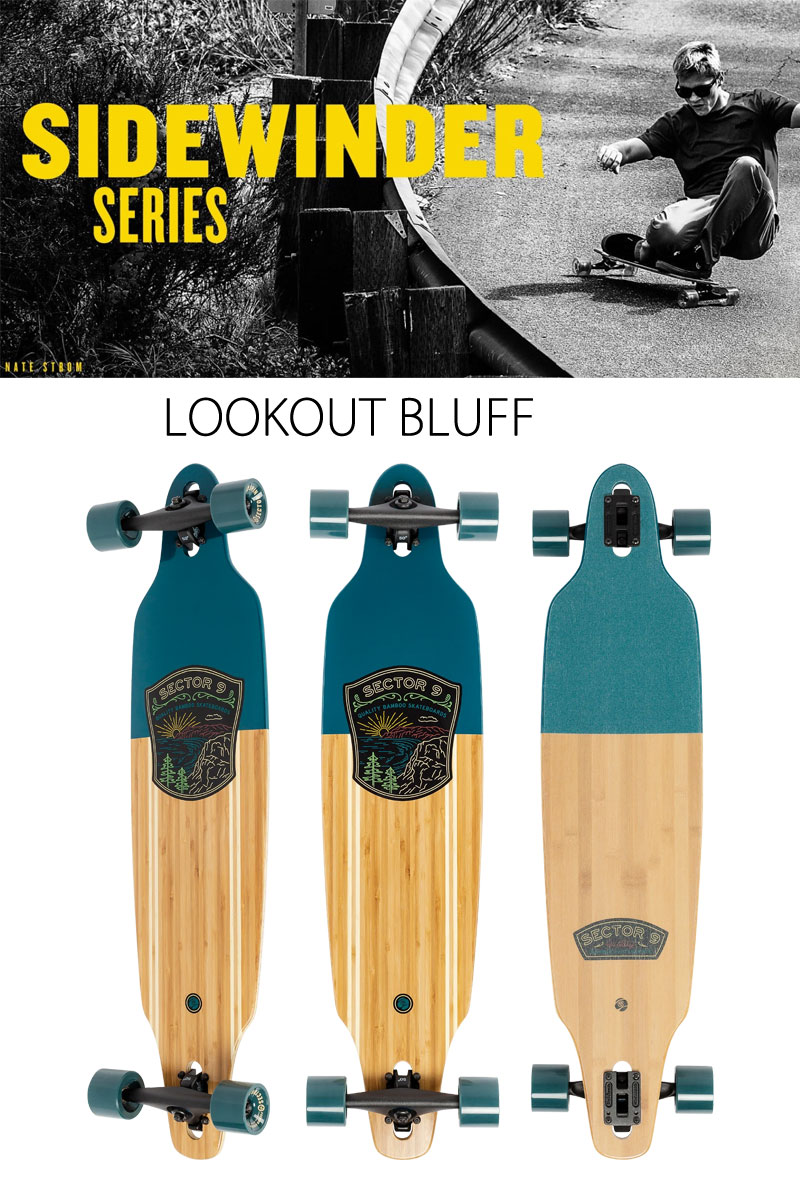 SECTOR9/セクターナイン LOOKOUT BLUFF 41.125inc サーフスケート