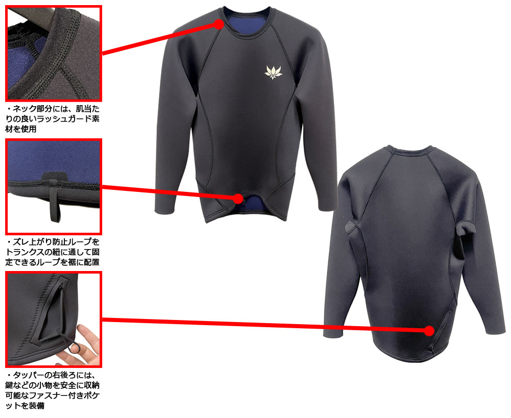 国産モデル AXXE CLASSIC NONZIP TAPPA 1.5mm / アックスクラシック