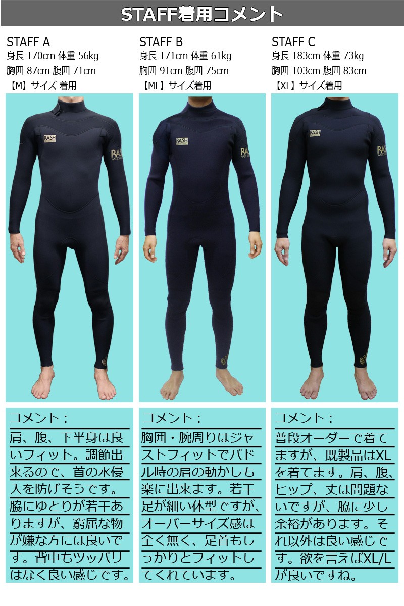 したいと 20-21 RASH / ラッシュ Limited / リミテッド DZ-LONGCHEST ZIPTYPE セミドライ 5×3 チェストジップ ウェットスーツ サーフィン フルスーツ 冬用 BREAKOUT - 通販 - PayPayモール によって