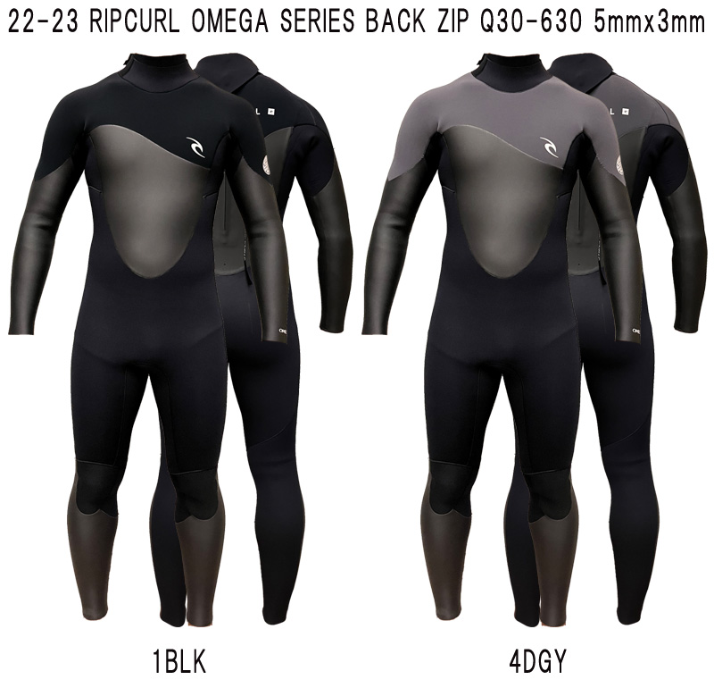 22-23 RIPCURL OMEGA SERIES BACK ZIP Q30-630 / リップ 