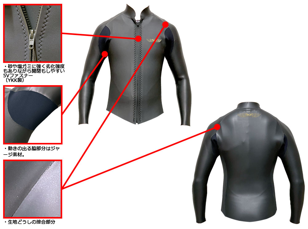 Amazon | FELLOW ウェットスーツ メンズ ベスト 2mm 男性用
