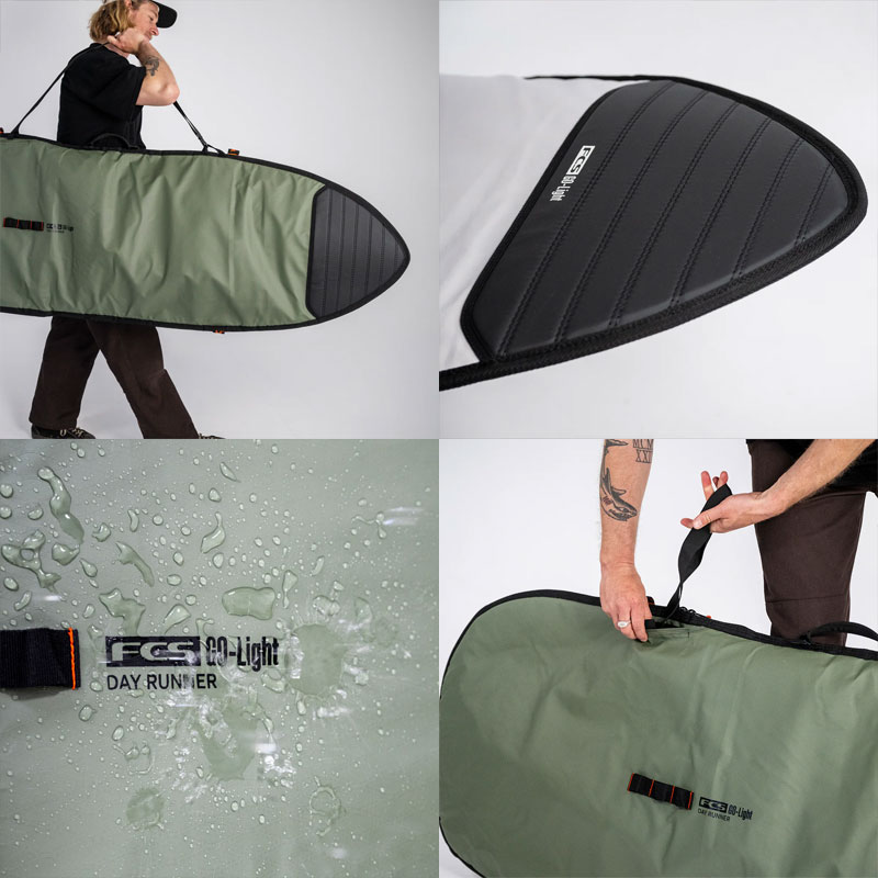 FCS FCS DAY RUNNER COVER SHORTBOARD 6'0 / エフシーエス デイ
