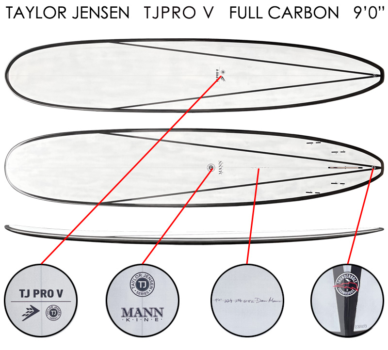 2022 TAYLOR JENSEN TJPRO V 9'0 FULLCARBON/フルカーボン サンダーボルト トンビ製 ロングボード サーフボード  営業所止め 送料無料 サーフィン : tjtfwb : BREAKOUT - 通販 - Yahoo!ショッピング