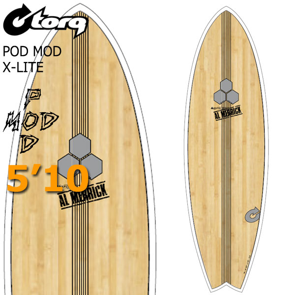 新品未使用 送料無料 2023モデル Channel Islands × TORQ POD MOD 5'10-