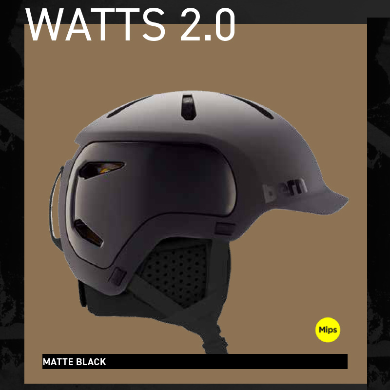 BERN/バーン WATTS2.0 ワッツ JAPAN FIT ヘルメット スノーボード スキー メンズ レディース プロテクター