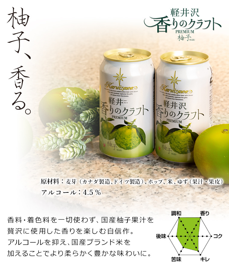 香りのクラフト 柚子入り イメージ