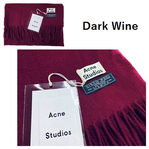 旧タグ アクネストゥディオズ Acne Studios アクネ レディース 大判 マフラー 本物証明...