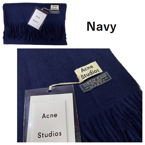 【アウトレット品】 旧タグ アクネストゥディオズ Acne Studios アクネ レディース 大判 スカーフ マフラー 本物証明 鑑定済み 並行輸入品