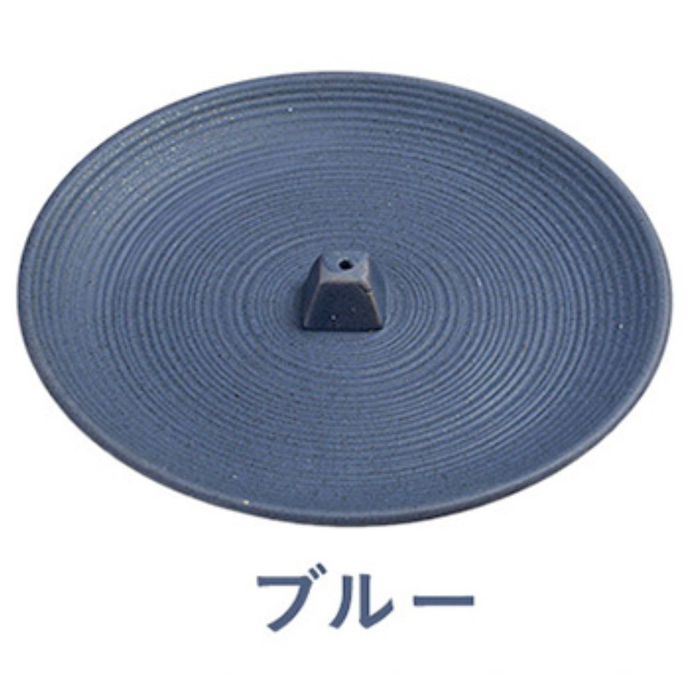 選べる5色 トレイにもなる セラミックス製 お香立て ミニお香立て付き