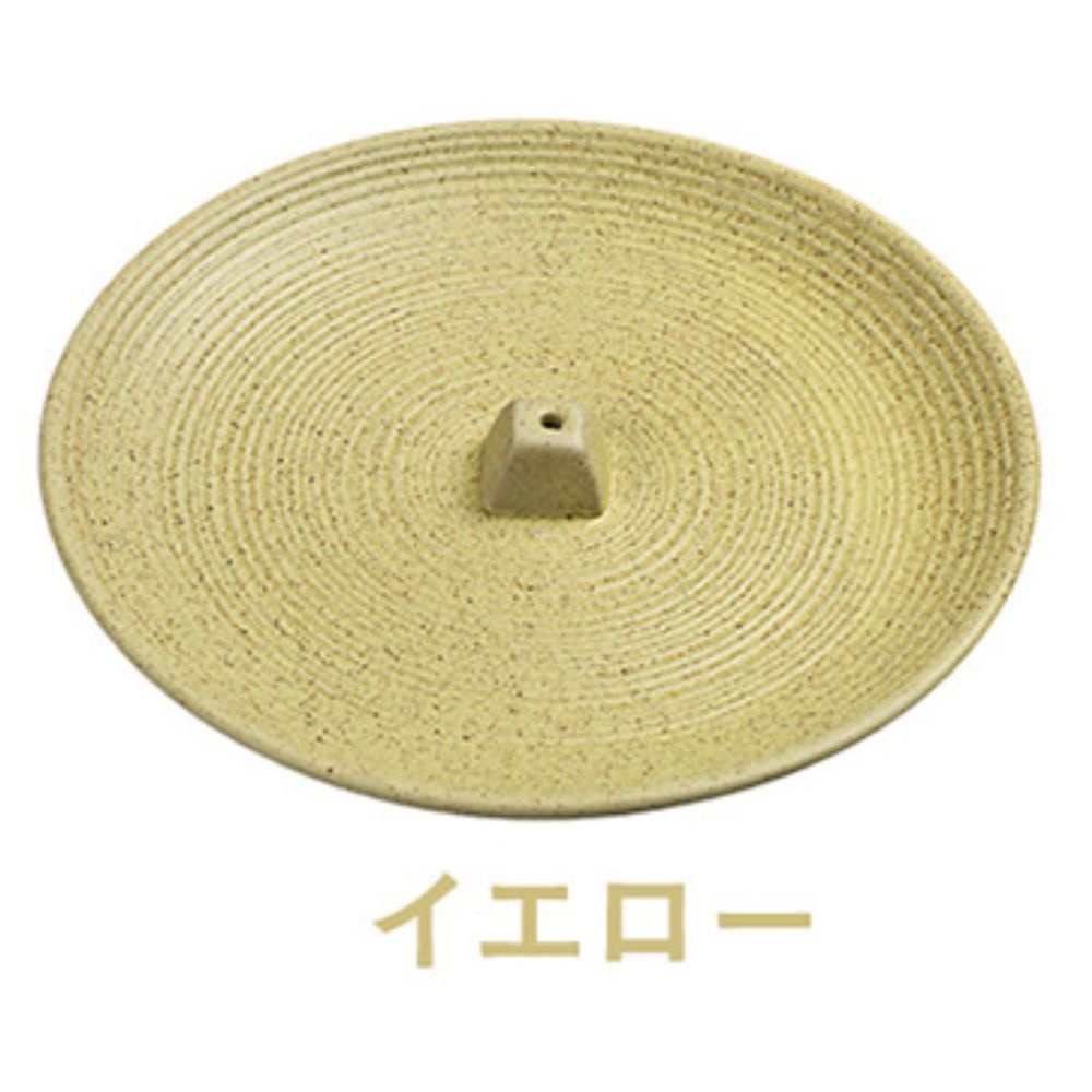 選べる5色 トレイにもなる セラミックス製 お香立て ミニお香立て付き