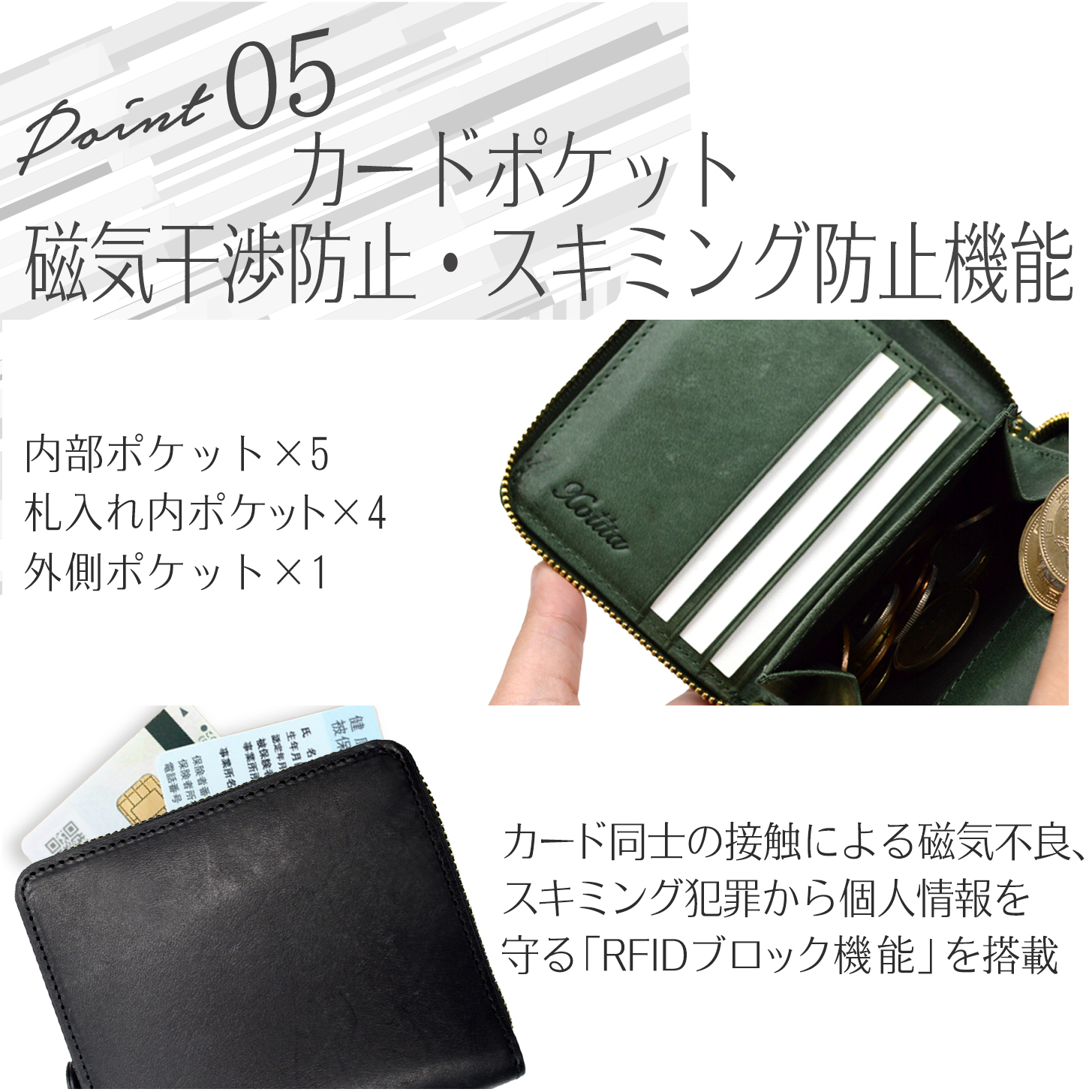 本革　三つ折り財布　マヤ、プエブロ 本革 三つ折り財布 マヤ、プエブロ