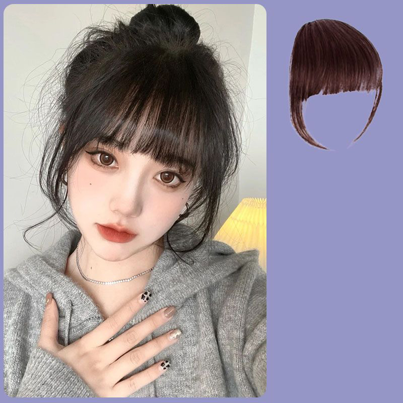 ウィッグ エクステ 前髪ウィッグ 選べる2タイプ 自然 サイド付き サイド無し ぱっつん 前髪ウィッグ 送料無料 お団子 ウイッグ つけ毛 コスプレ |  | 02