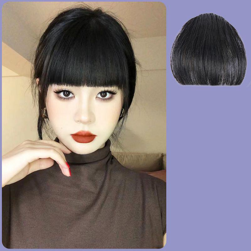 ウィッグ エクステ 前髪ウィッグ 選べる2タイプ 自然 サイド付き サイド無し ぱっつん 前髪ウィッグ 送料無料 お団子 ウイッグ つけ毛 コスプレ |  | 04