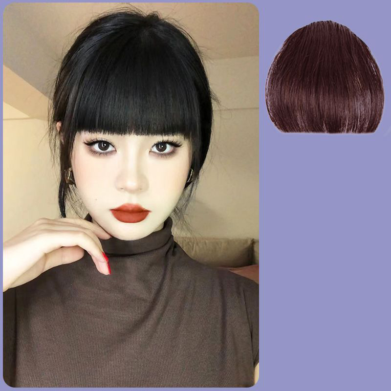 ウィッグ エクステ 前髪ウィッグ 選べる2タイプ 自然 サイド付き サイド無し ぱっつん 前髪ウィッグ 送料無料 お団子 ウイッグ つけ毛 コスプレ |  | 05
