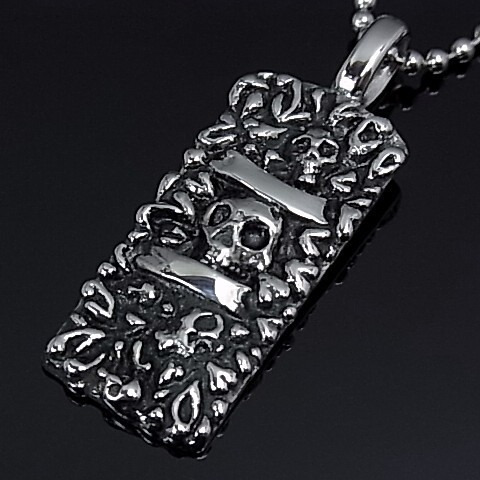 【エドハーディ】ブレスレット Ed Hardy スカル 薔薇 骸骨 ステンレス ed26-11.jpg