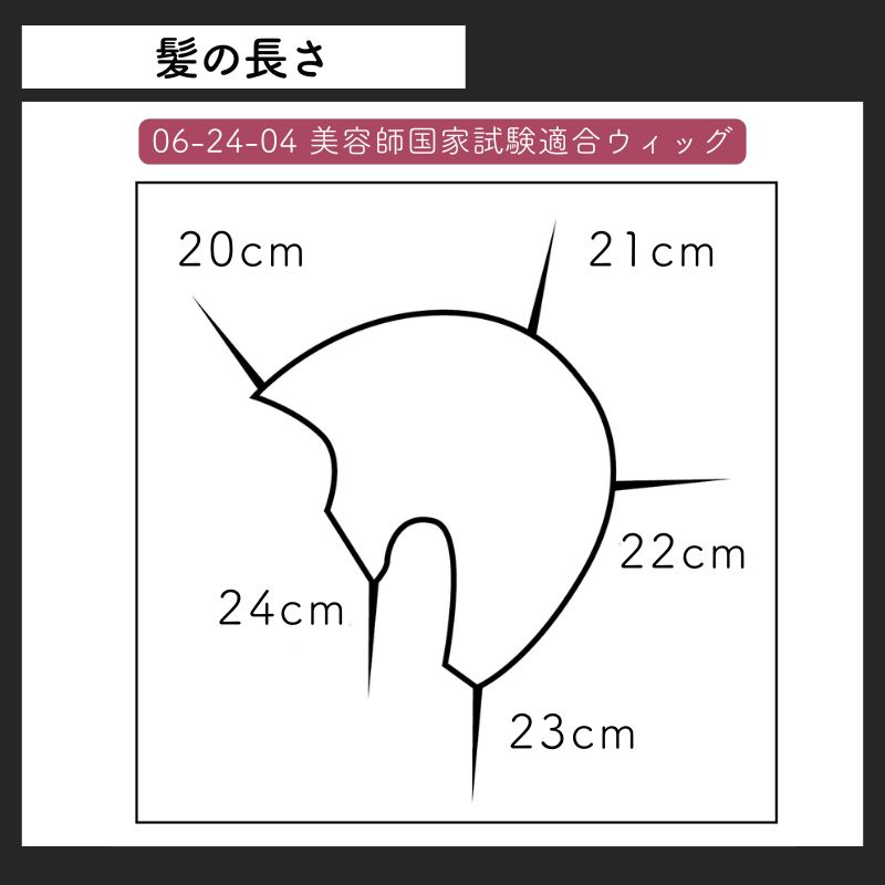 美容師国家試験 カット ウィッグの商品一覧 通販 - Yahoo!ショッピング