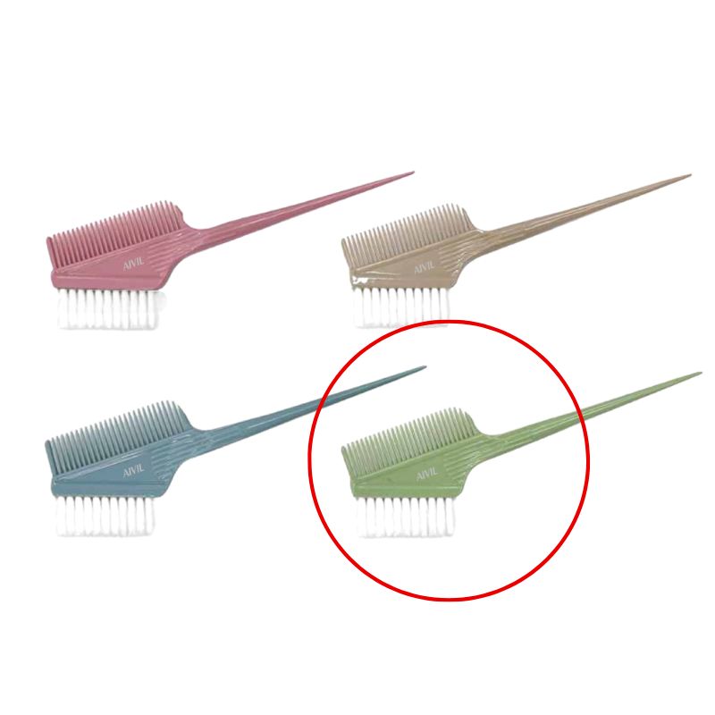アイビル ヘアダイブラシ バトン くすみ系カラー4色 おしゃれ 毛染め ハケ ヘアダイ 美容師 理容師 ヘアカラー剤用 AIVIL | AIVIL | 03