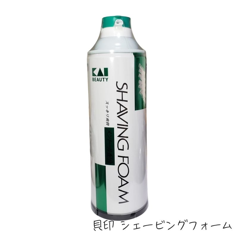 貝印 シェービングフォーム Ma 大容量 480g メントール KSF-480