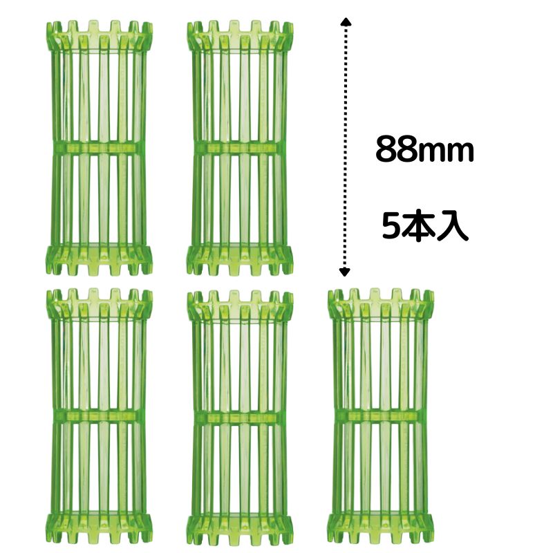 美容室 理容室 パーマ ロッド 33mm 5本入 ネオアニオンロッド エアービッグ 33mm×88mm 日本製 美容師 理容師 ワインディング ヘアアレンジ｜bright08｜02