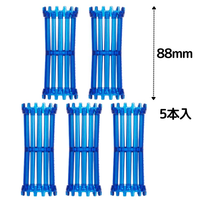 美容室 理容室 パーマ ロッド 30mm 5本入 ネオアニオンロッド ビッグ 30mm×88mm 日本製 美容師 理容師 ワインディング ヘアアレンジ｜bright08｜02