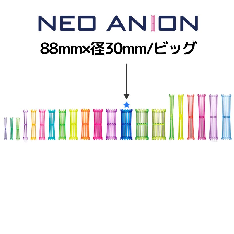 BCA PRODUCT 美容室 理容室 パーマ ロッド 18mm 10本入 ネオアニオン