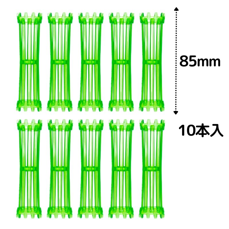 美容室 理容室 パーマ ロッド 19mm 10本入 ネオアニオンロッド レギュラー 19mm×85mm 日本製 美容師 理容師 ワインディング  ヘアアレンジ