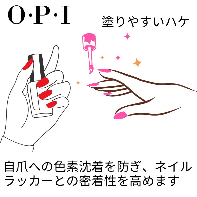 O・P・I（オーピーアイ） ナチュラルネイル ベースコート NTT10 15ml