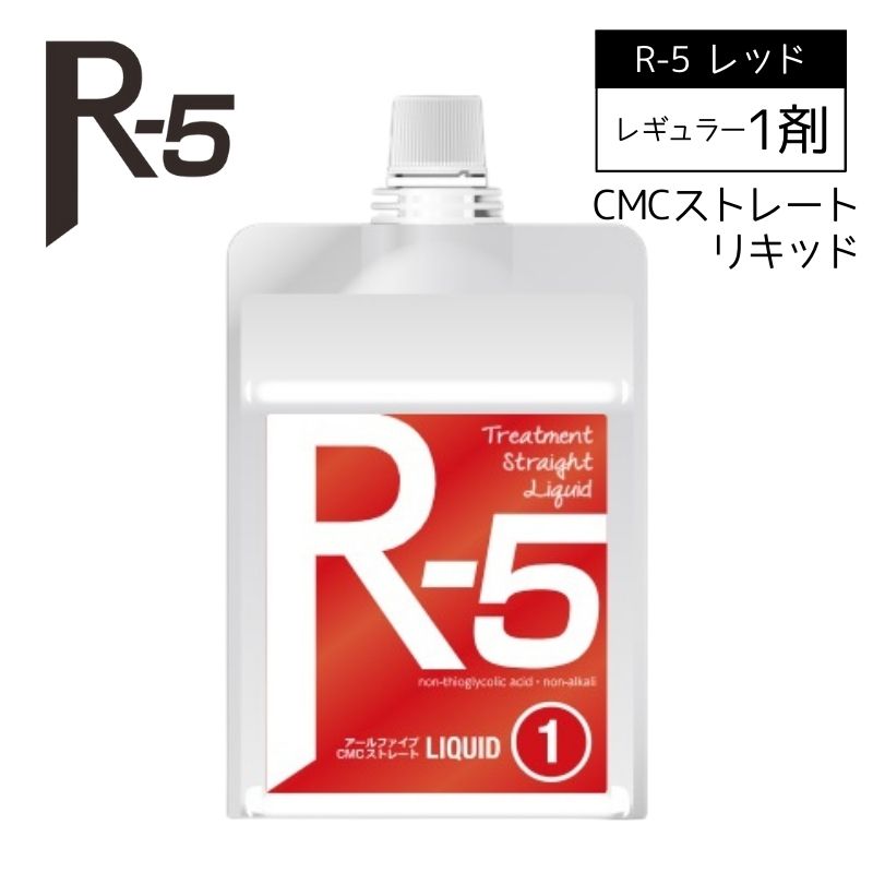 中央有機化学 CMCトリートメントストレート R-5 レギュラー 1剤 1000mL レッド ストレートパーマ液 薬剤 理美容 プロ用