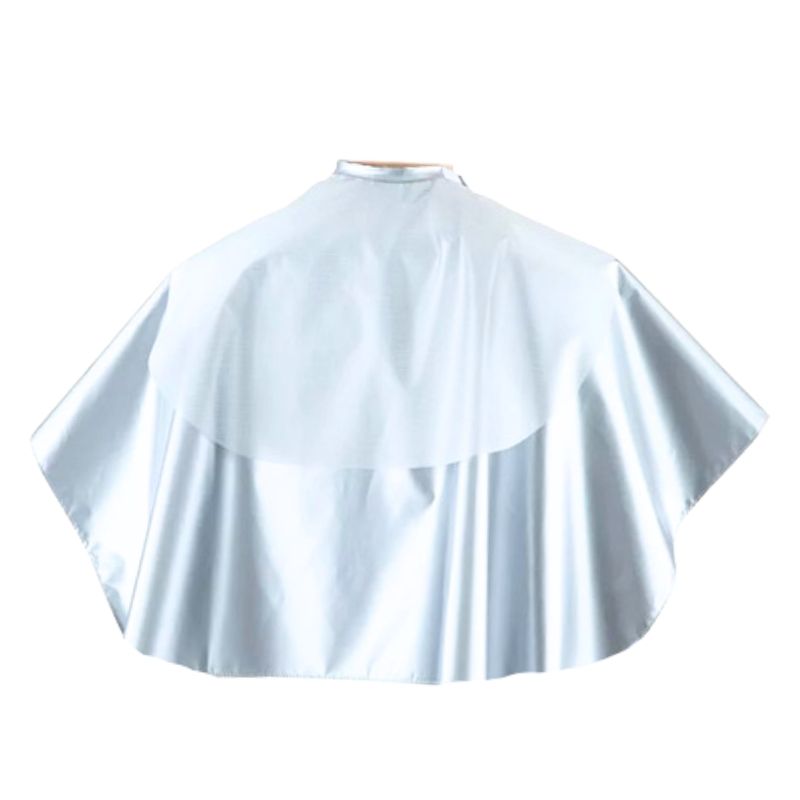 美容室 シャンプーケープ 強力防水加工 シンプル 0817 シルバーバック