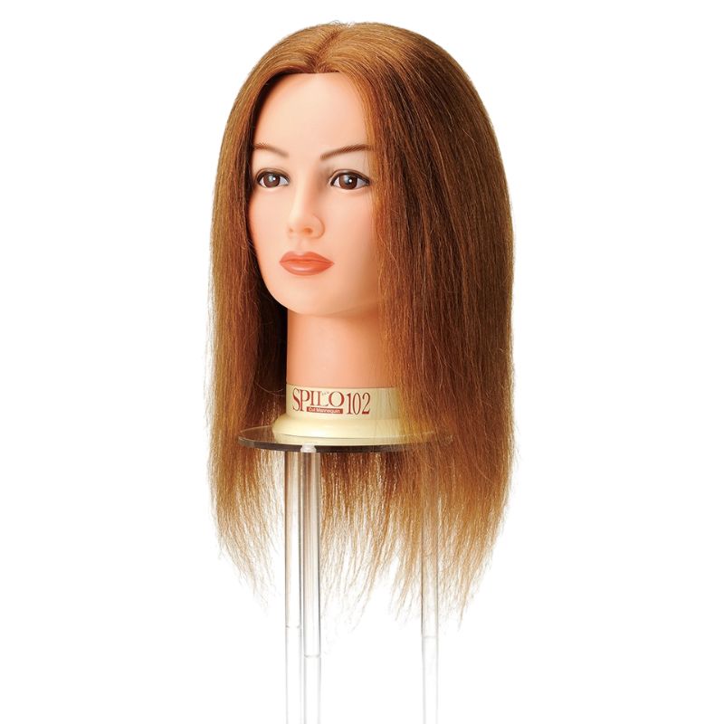 美容師 カットウィッグ レッスンマネキン 人毛100％ 滝川 スピロ102