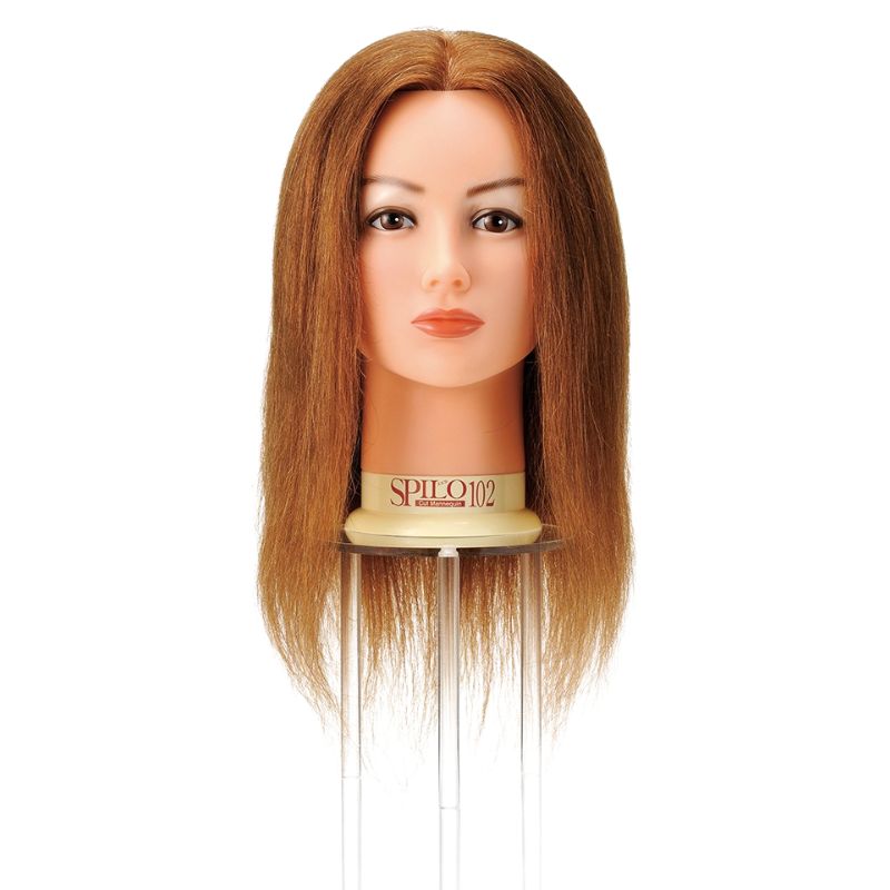 美容師 カットウィッグ レッスンマネキン 人毛100％ 滝川 スピロ102
